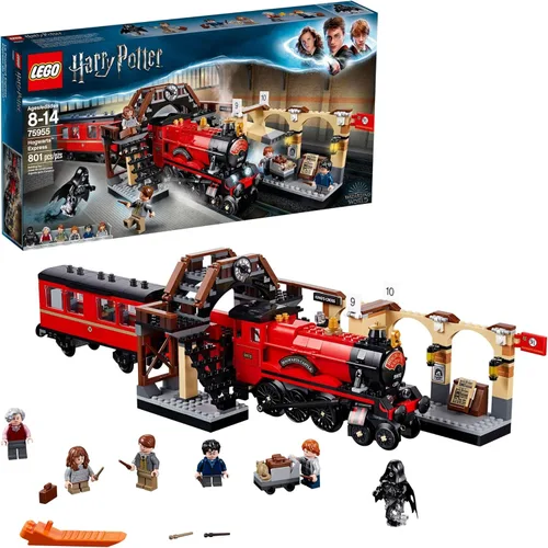 LEGO Harry Potter Hogwarts Express 75955 - Juego de construcción de tren de juguete que incluye tren modelo y minifiguras de Harry Potter, Hermione