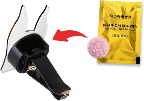 Vista 3 de WIRESTER Clip de ventilación con aroma fresco para automóvil, accesorios decorativos, decoración interior para autos