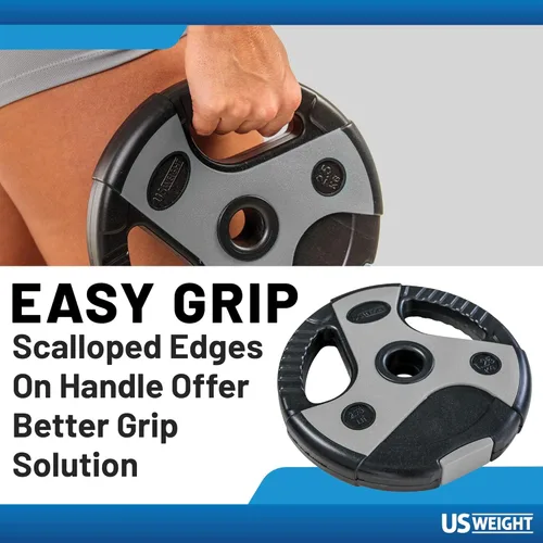 Vista 6 de Juego de pesas US Weight para gimnasio en casa - Barra, barra curvada o opciones de uso múltiple - Varias opciones