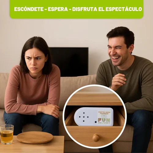Vista 4 de FUN delivery: Bleepin' Batería Oculta Molesto Humo Alarma Pitido Broma Broma Sonido Mordaza