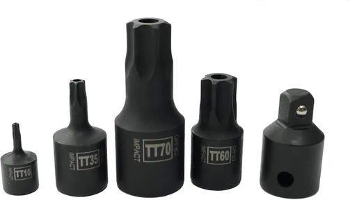 Vista 5 de 16 piezas IMPACT CR-MO STAR A prueba de manipulaciones TORX SOCKET TAMPER RESISTENTE PRUEBA CONDUCTOR