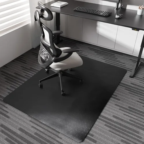 Chair Mat for Carpet, 36" x 48" Desk Chair Mat for Carpeted Floors, Non-Slip Office Vinyl Mat for Carpet with Studded, Easy Glide Heavy Duty Floor