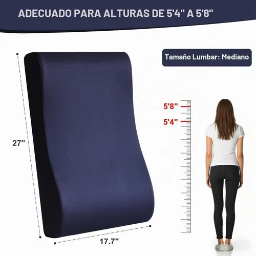 Vista 6 de Almohada cervical 2 en 1, almohada de apoyo lumbar para sofá reclinable y sillas planeadoras de guardería, cojín de espuma de alta resistencia