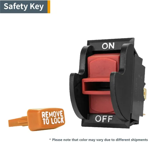 Vista 2 de POWERTEC Interruptor de palanca de seguridad de encendido y apagado de 120 V/230 V, 16 amperios, para herramientas eléctricas, se adapta a sierra