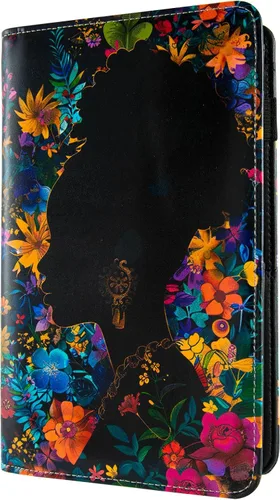 Vista 7 de Libretas de servicio para camarera, lindo organizador de piel con bolsillo para dinero, libreta con bolsillo con cremallera, porta cheques