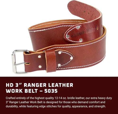 Vista 2 de Occidental Leather H.D. Cinturón de trabajo de 3 pulgadas