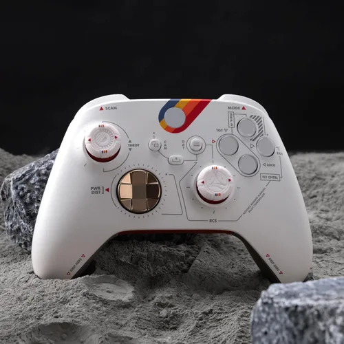 Vista 6 de GeekShare 4PCS Silicone Thumb Grip Caps Compatible with Xbox One/Xbox Series X Controller, Anti-Slip Joystick Cover - Starry Sky Design