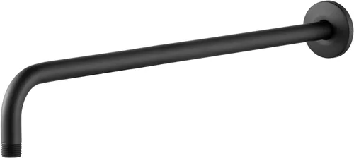 Vista 14 de OFFO Brazo de ducha con pestaña, de 6 pulgadas en oro brillante, montaje en pared, reemplazo, brazo angular de cabezal de ducha montado en la pared