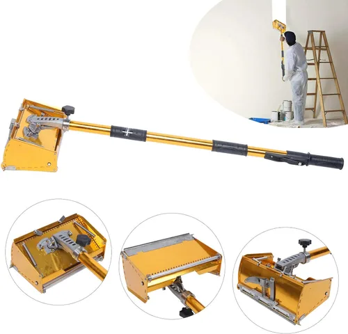 Vista 4 de CNCEST Herramientas planas para paneles de yeso de 10 pulgadas, caja de acabado plano profesional para paneles de yeso, acabado plano profesional