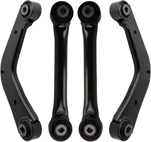 Vista 44 de Detroit Axle - 4 brazos de control traseros para Ford C-Max Focus Mazda 3 5 Volvo C30 C70 S40 V50, 4 brazos de control superior e inferior