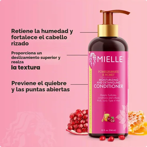 Vista 3 de Mielle Organics Paquete definitivo de granada y miel
