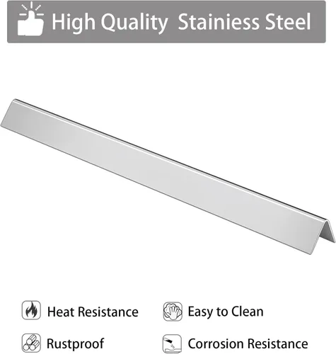 Vista 3 de Barras aromatizantes de 18 pulgadas para Weber Summit 400 Series, Summit E-440, S-440, E-450, S-450, E-460, S-460, E-470, S-470, S-470, Piezas