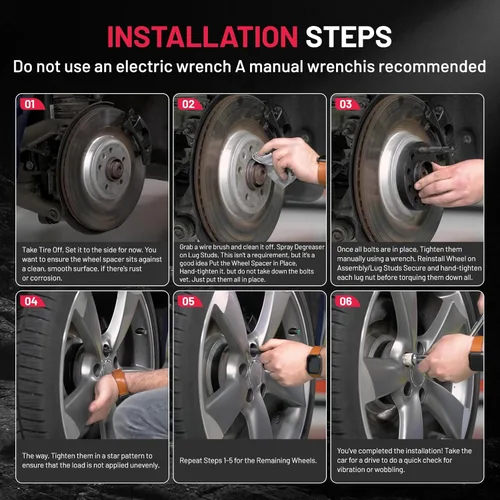 Vista 7 de BDFHYK Separadores de ruedas 5x115mm 1.25 pulgadas 5x4.5 con centro de rueda Hubcentric compatibles con Chrysler 300 300M Challenger Charger Magnum