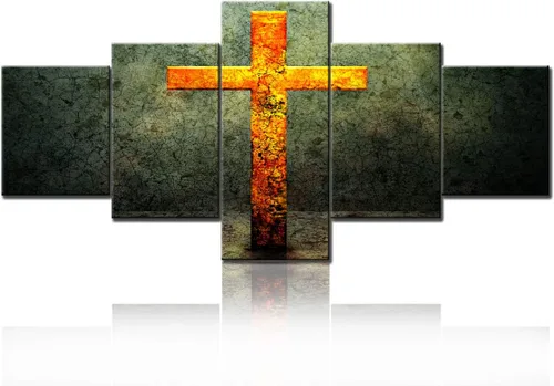 Vista 71 de TUMOVO Jesús Christian - Pintura sobre lienzo de 5 piezas