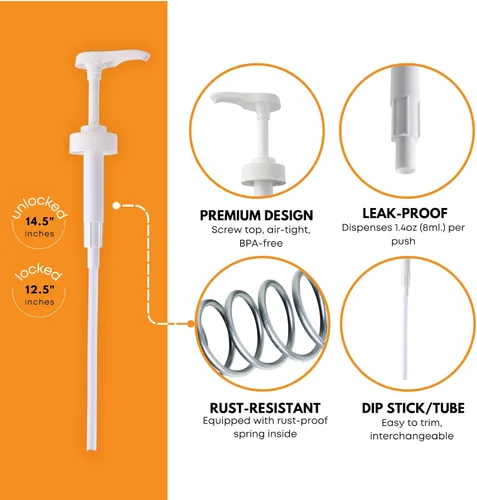 Vista 4 de FastRack pico dispensador para jarrón de un galón de detergente de lavandería – Envase hermético con tapa de rosca Base antideslizante