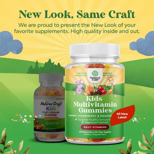 Vista 8 de Delicious Daily Kids Multivitamin Gummies - Multivitamin for Kids Immunity Support Gummies with Vitamins A C D3 E B Zinc - Kids Vitamins Gummy