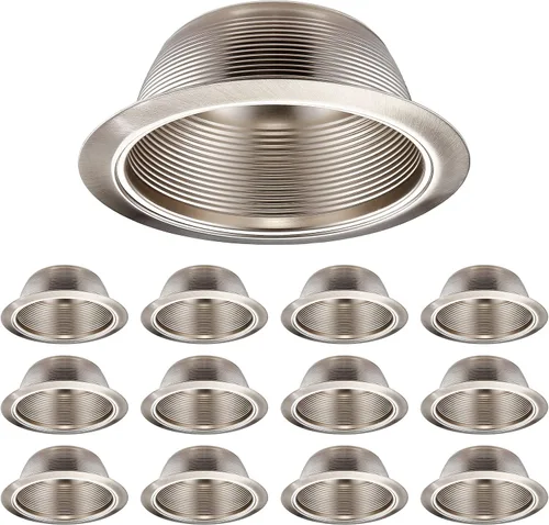 Vista 18 de TORCHSTAR 6 Inch Recessed Light Trim, White Blanco