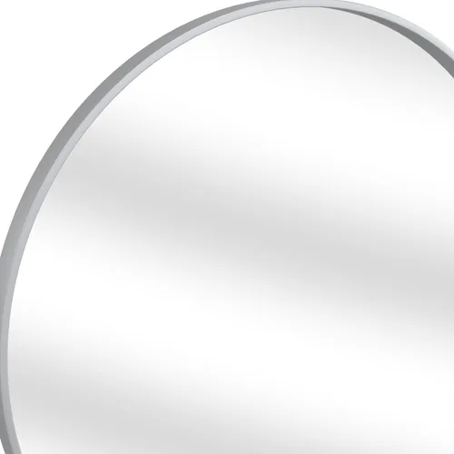 Vista 5 de Espejo de pared Portia en metal plateado