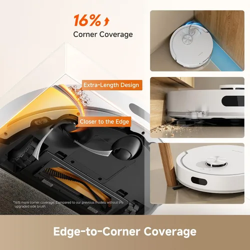 Vista 6 de [Usado] dreame Robot aspirador y trapeador D20 Air Plus, succión potente de 20,000