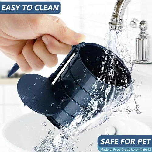 Vista 3 de Joansan Cuchara de comida para perros, cucharas de comida para mascotas, 4 tazas de capacidad en 1 taza, cuchara medidora para mascotas, perros