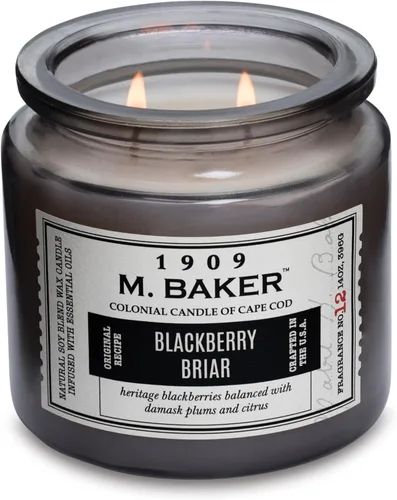 Vista 16 de Colonial Candle Sunberry - Vela perfumada de cítricos, vela de cera de mezcla de soja natural de 2 mechas con aceites esenciales, vela en tarro