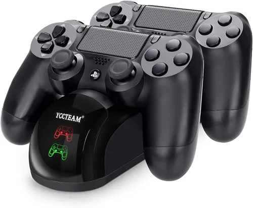Estación de carga de controlador PS4 estación de carga rápida PS4 de 18 horas estación de carga PS4 con chip de carga indicador LED base de carga