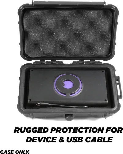 Vista 2 de CASEMATIX Funda resistente e impermeable con sensor de imágenes compatible con Walabot DIY, DIY 2 in Wall Imager y cables, incluye solo funda
