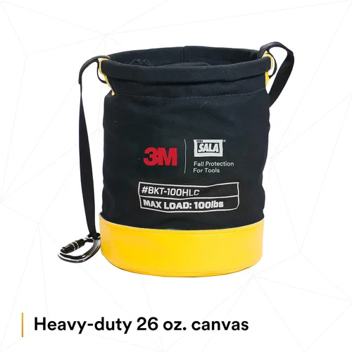 Vista 3 de 3M DBI-SALA - Protección contra caídas para herramientas, 1500133, cubo seguro de lona para control de derrames con 6 puntos de conexión de anillo