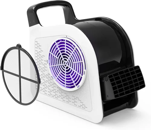 Vista 10 de Ventilador de soplador de alta velocidad, ventilador de secado de suelo para refrigeración y ventilación, secadora de suelo con motor de aire de 355