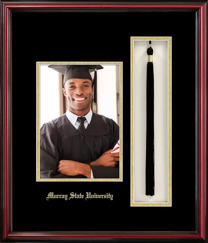 Vista 45 de Campus Images NCAA unisex 5x7 Portrait with Tassel Box Petite Cherry 2-Cereza