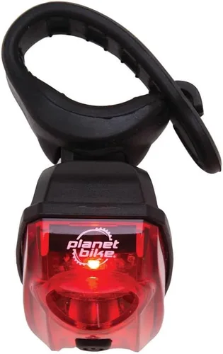 Vista 4 de Planet Bike Superflash 65R Luz trasera roja para bicicleta, recargable por USB, fácil de montar, luz trasera segura para uso múltiple (3096)