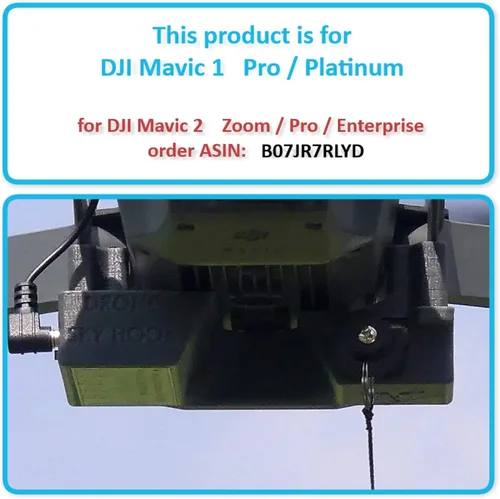 Vista 3 de Dispositivo profesional de liberación y caída para DJI Mavic 1 Pro/Platinum - Pesca con drones, liberación de cebo, entrega de carga, búsqueda