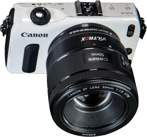 Vista 2 de VILTROX - Adaptador de Montura de Objetivo con Enfoque Automático EF-EOS M, Compatible con Lentes Canon EF/EF-S para Cuerpo de Cámara Espejo Canon