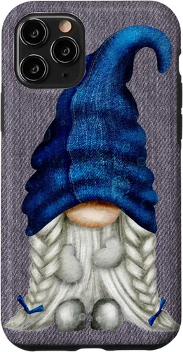 Vista 28 de Funny Gnome Girl with Blue Jeans for Women Cute Denim Case for iPhone 17