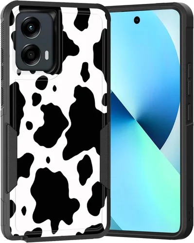 Vista 220 de para Moto G Play 4G 2024, funda de dos capas híbrida resistente y a prueba de golpes, PC duro + silicona suave protectora para Motorola Moto G Play