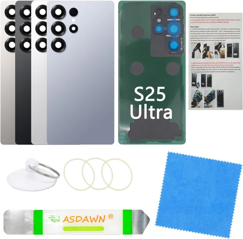 Vista 57 de Estuche de panel de vidrio trasero de repuesto para Galaxy S8 con manual de instalación + lente de cámara preinstalada + todo el adhesivo + kit