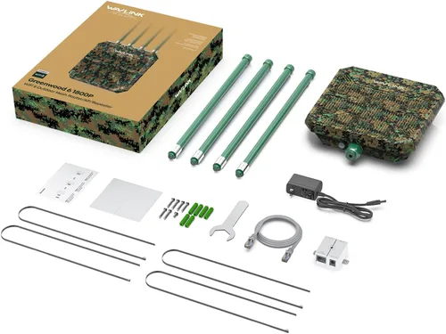 Vista 9 de Extensor WiFi para exteriores, WAVLINK WiFi 6 AX1800 Amplificador de señal WiFi con PoE, punto de acceso WiFi exterior de largo alcance, IP67