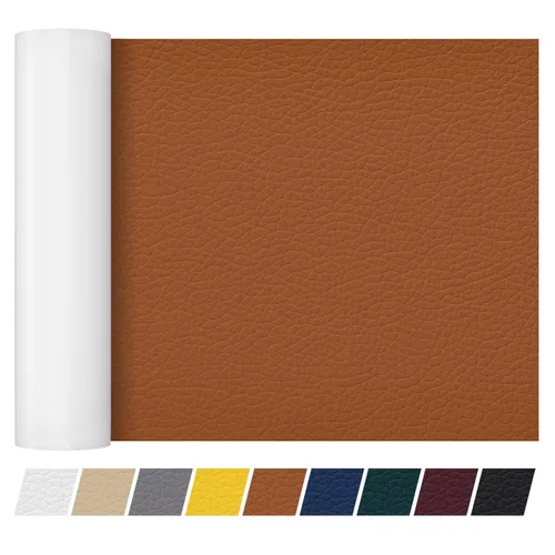 Vista 26 de Cinta de parche de reparación de cuero de 4 x 60 pulgadas, cinta autoadhesiva fuerte para muebles, sofás, sillones, asientos de automóvil, armarios