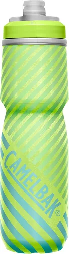 Vista 15 de CamelBak Podium Chill Bike Botella de agua aislada con compresión Negra, 24 onzas