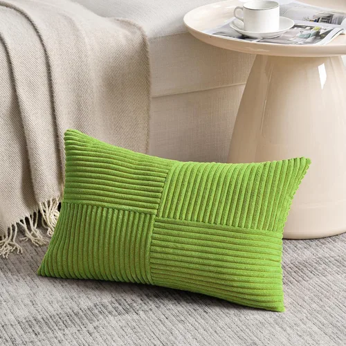 Vista 117 de Fancy Homi - Paquete de 2 fundas de almohada decorativas gris azul pequeño de 14 x 14 pulgadas para sofá, cama, sofá, rústico, estilo granja