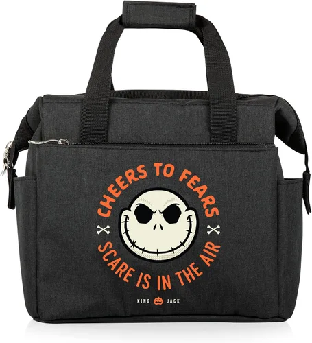 Bolsa de almuerzo para llevar de Picnic Time Disney Pesadilla antes de Navidad Jack, lonchera con enfriamiento suave, bolsa de almuerzo aislada,