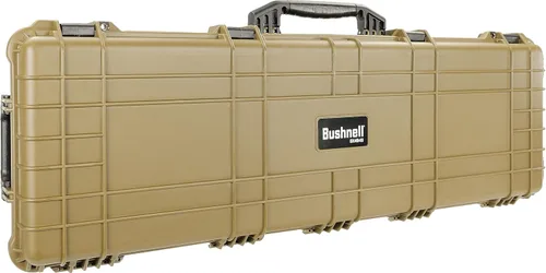 Vista 2 de Bushnell Funda rígida extra grande para rifle de 53 pulgadas, impermeable, a prueba de golpes y lista para TSA (bronceado), BN00015