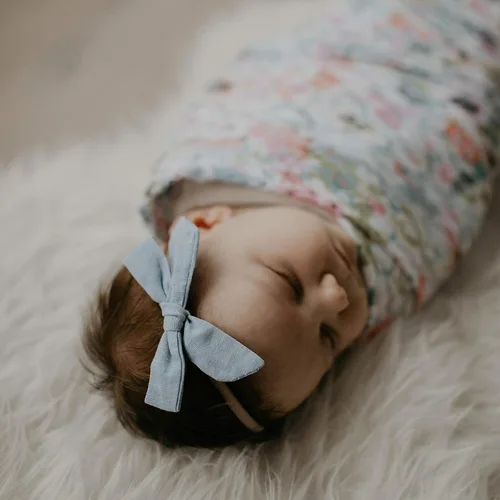 Vista 4 de Parker - Diademas y lazos para bebé, paquete surtido de 10 accesorios para el cabello para niñas - "The Anne Set