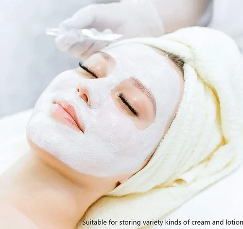 Vista 8 de Sxminer - Paquete de 6 frascos de vidrio rosa de 2 onzas, frascos vacíos de crema con tapas de oro rosa de 2.0 fl oz, recipientes de cosméticos