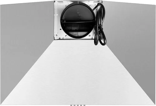 Vista 7 de COSMO COS-63024P - Campana extractora de montaje en pared con conductos de 250 CFM de 30 pulgadas, control de botón, luces LED, filtros de malla