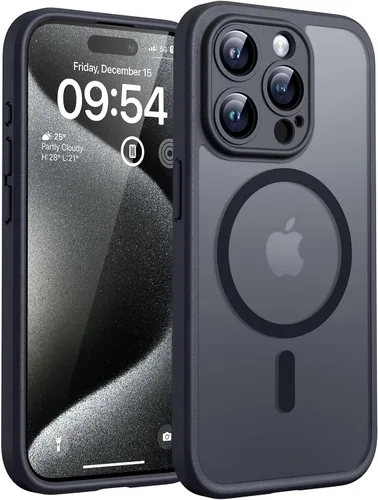 Vista 216 de TOCOL Funda para iPhone 11, compatible con Magsafe, protección completa de cámara, imanes integrados, protección contra caídas, funda translúcida