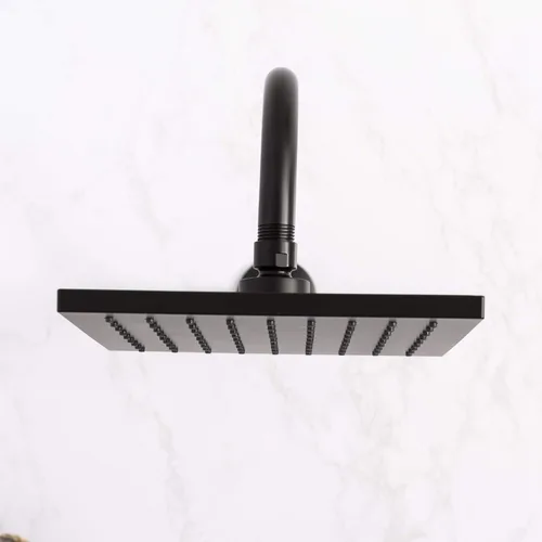 Vista 8 de JS Jackson Supplies, brazo de extensión de cabezal de ducha de 16 pulgadas de longitud montada, tubo extensor largo de arco alto, ideal para cabezal