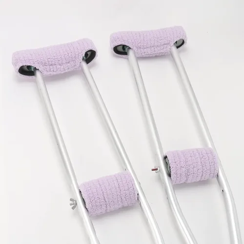 Vista 5 de Almohadillas para muletas – Acolchado para muleta de brazo – Funda de almohada universal acolchada para axilas con mango de antebrazo