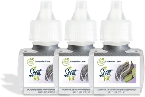 Vista 18 de Scent Fill Recambios de ambientador de menta fresca 100% natural, recambios de aceite perfumado, 3 recambios