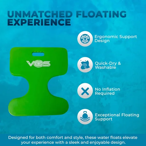 Vista 6 de VOS Oasis - Flotadores de sillín sólidos para agua, ultra flotantes, cómodos asientos flotantes